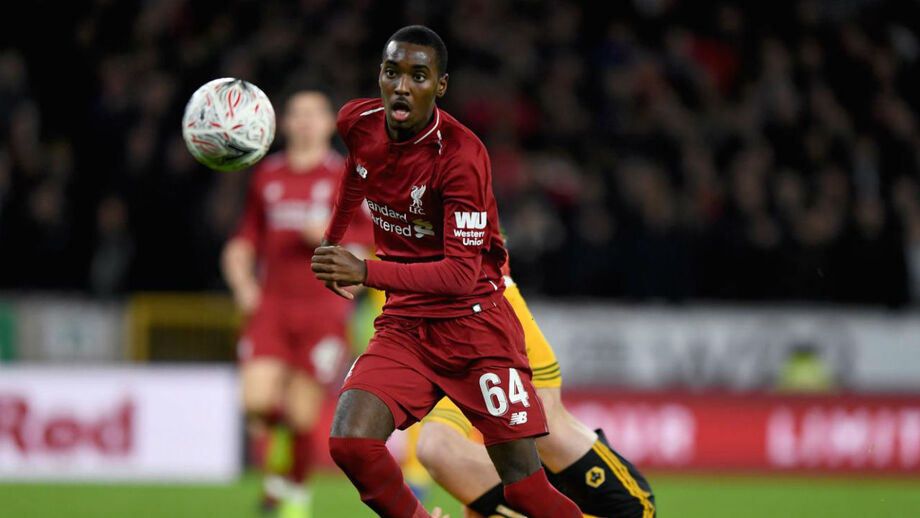 Rafael Camacho no estágio do Liverpool
