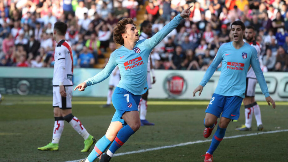 Griezmann assina vitória sofrida do Atlético Madrid na visita ao Rayo