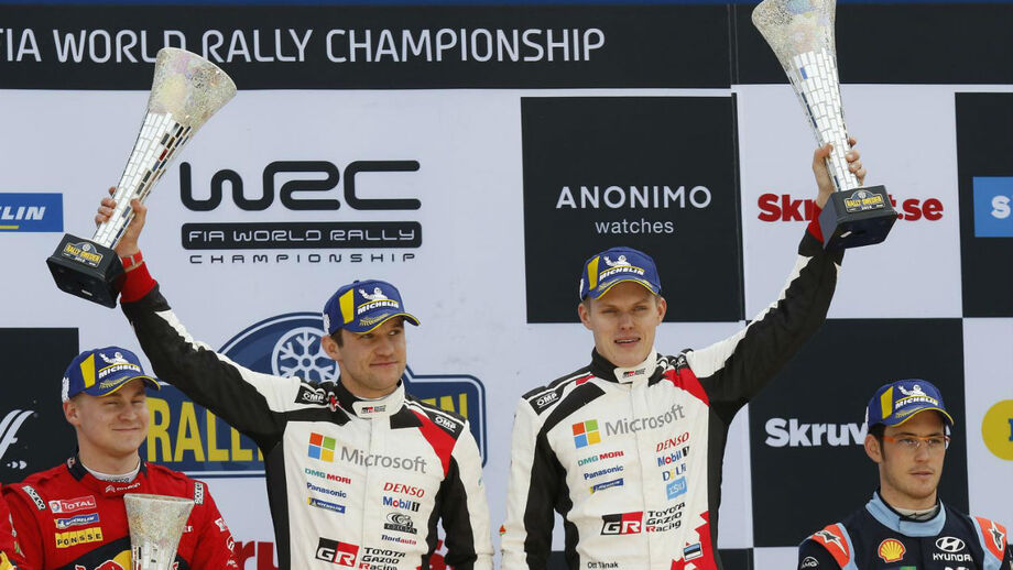 Ott Tanak confirma domínio na Suécia e ascende à liderança do Mundial