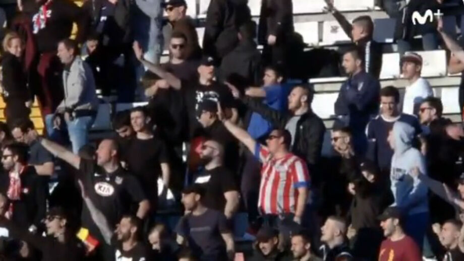 Claque banida pelo Atlético Madrid denunciada por fazer saudação nazi