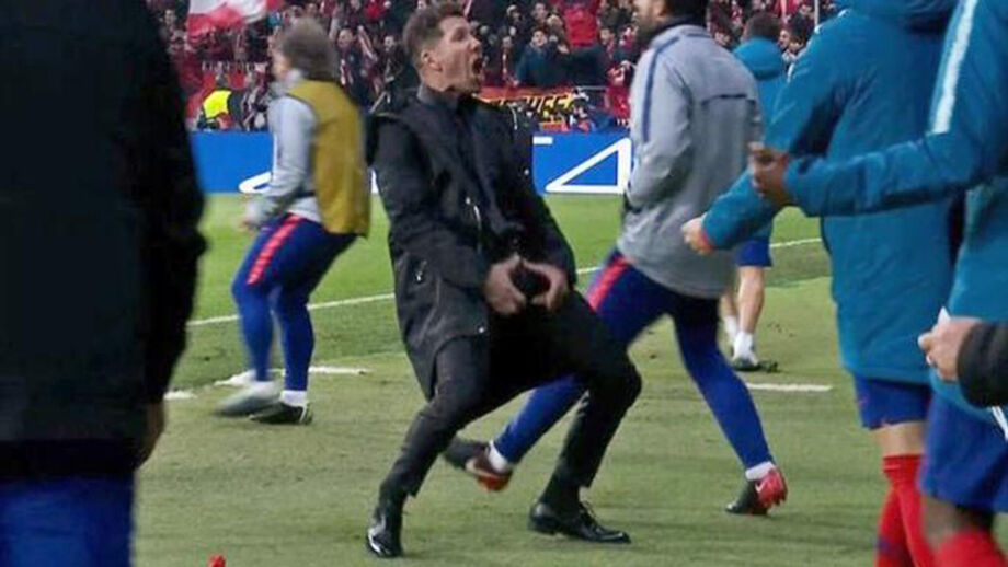 UEFA abre processo a Simeone por causa de comportamento inapropriado