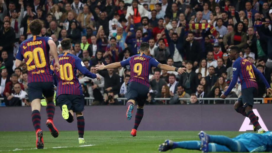 Barcelona volta a dar 'show' no Santiago Bernabéu e está na final da Taça do Rei
