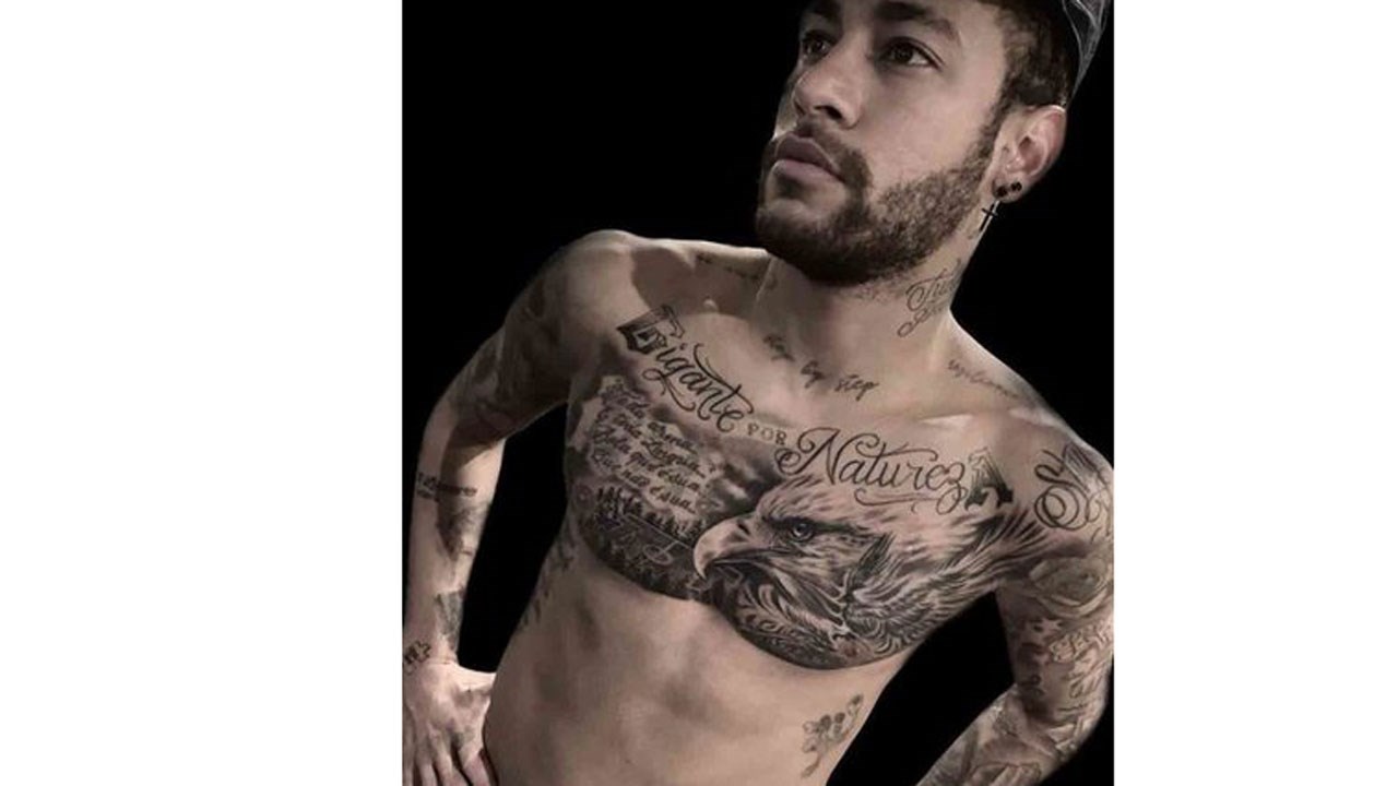 Neymar Mostra As Novas Tatuagens Jogo Da Vida Jornal Record