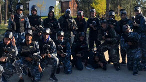 Plantel do Sp. Braga passou a tarde no paintball