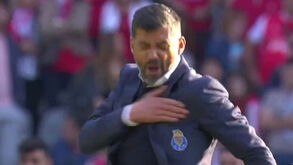 Sérgio Conceição apontou ao símbolo do FC Porto e o filho deixou mensagem