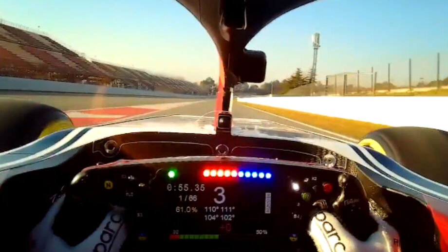 Câmara no capacete de Raikkonen mostra como é pilotar um Fórmula 1