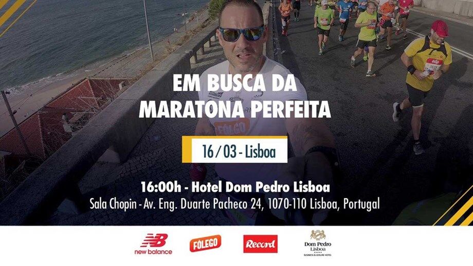 Palestra 'Em busca da maratona perfeita': temos convites para oferecer