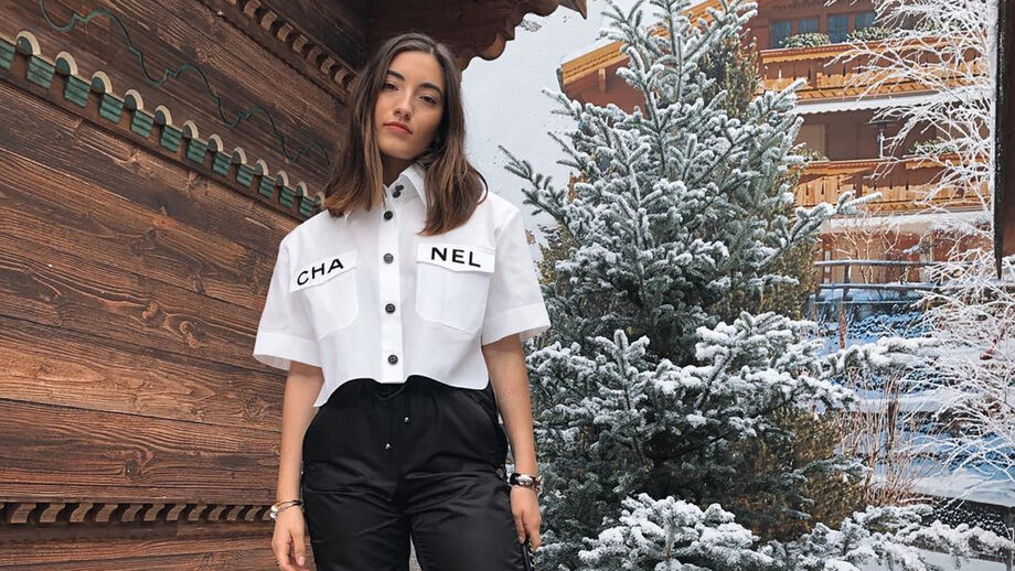 Matilde Mourinho no desfile da Chanel em Paris