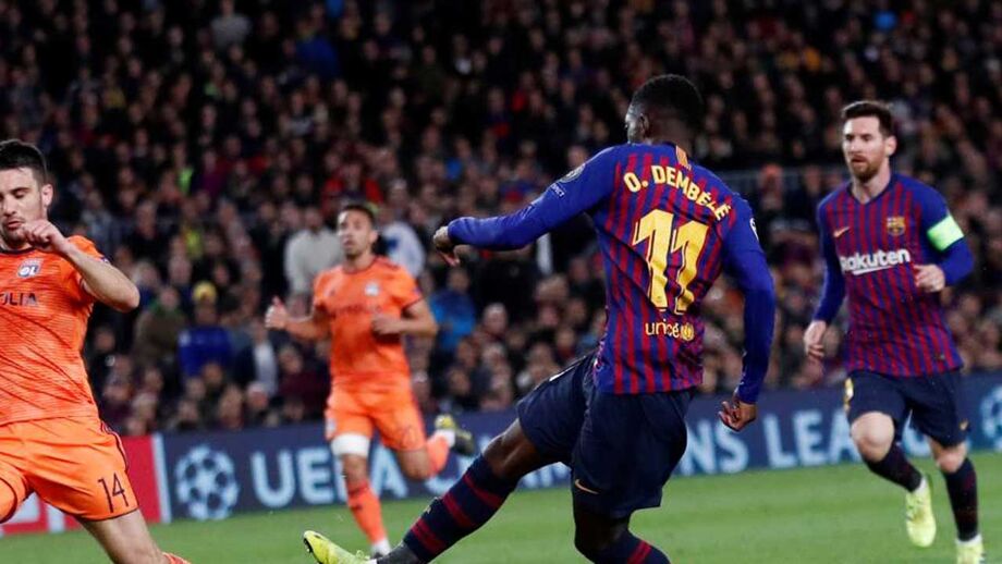 Ousmane Dembélé pára entre três a quatro semanas