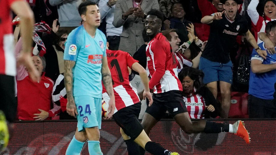 Atlético Madrid derrotado em San Mamés