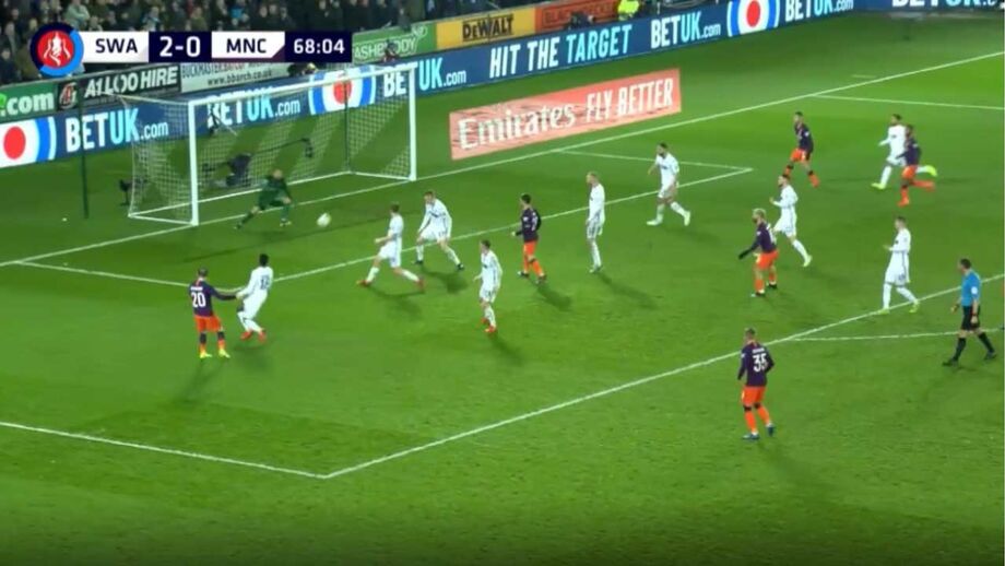 Golaço de Bernardo Silva na reviravolta do Manchester City frente ao Swansea