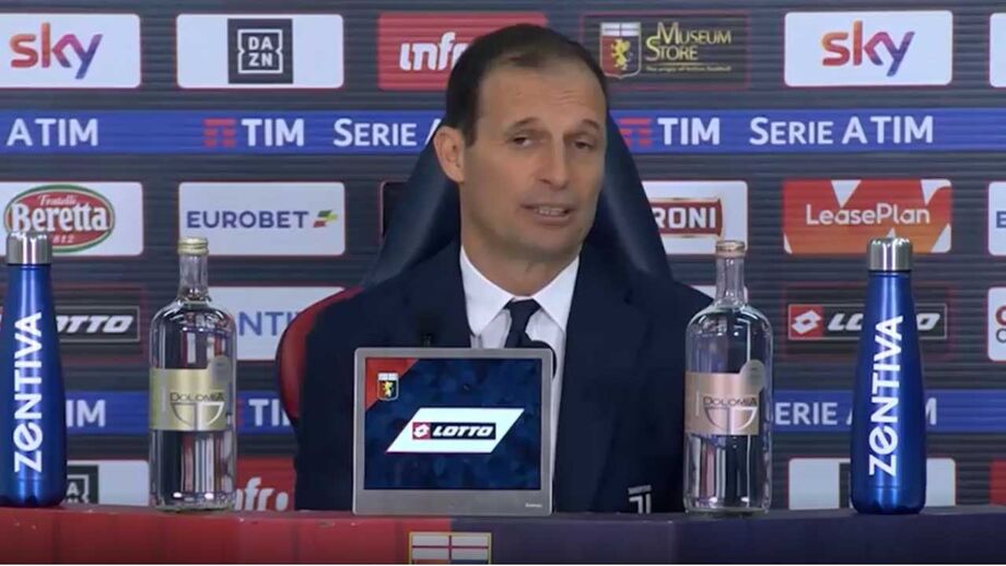 Allegri e a derrota frente ao Génova: «Foi um bom jogo para perder»