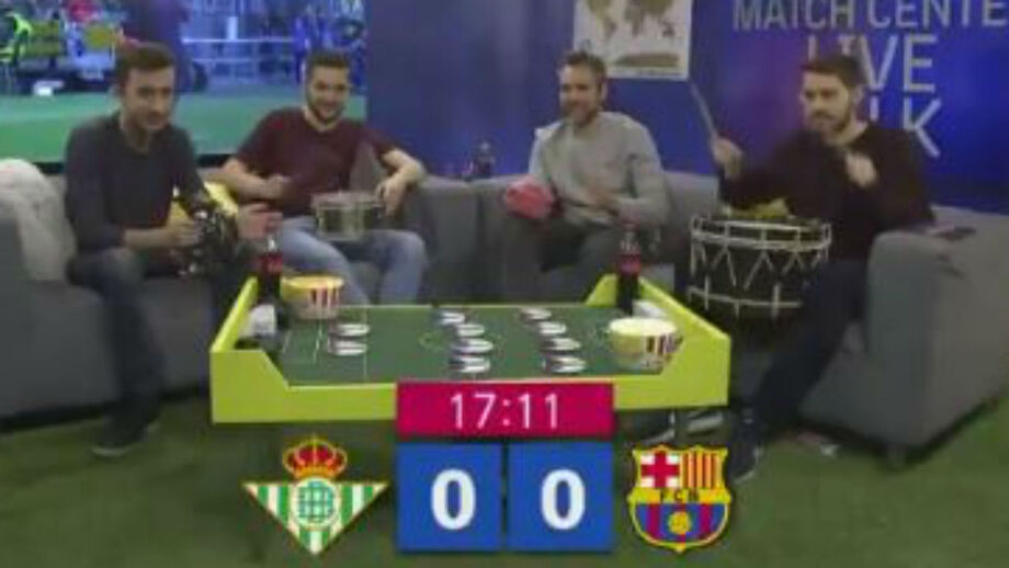 Houve música a acompanhar mais um magnífico livre de Messi