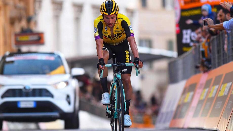 Primoz Roglic vence Tirreno-Adriatico por apenas um segundo