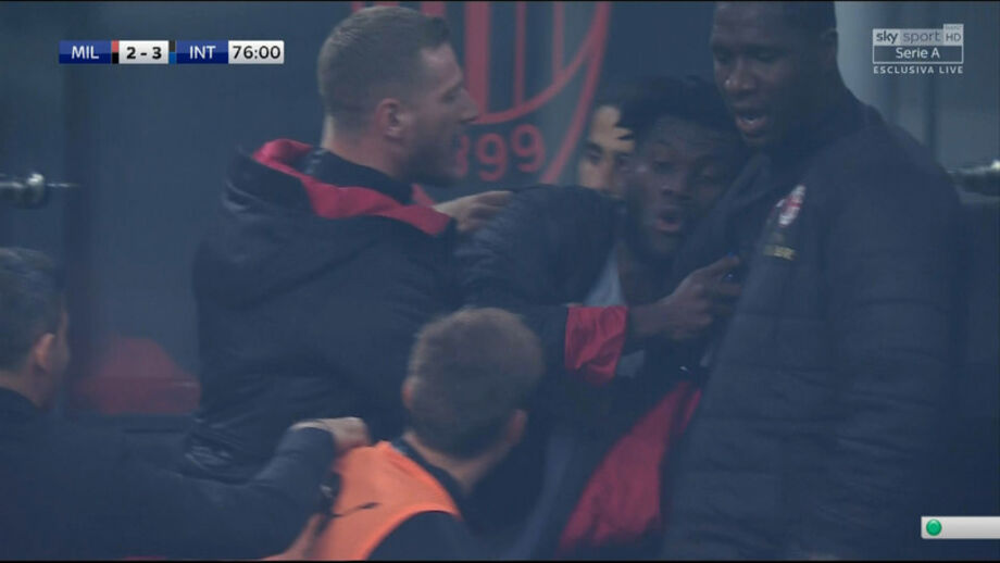 Milan multa Kessie e Biglia pela confusão no dérbi