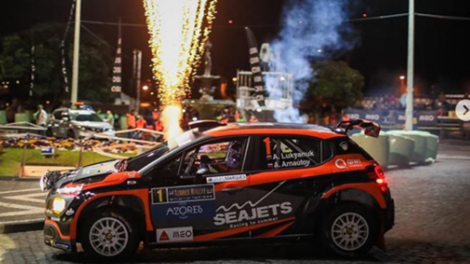 Alexey Lukyanuk é o primeiro líder do rali dos Açores