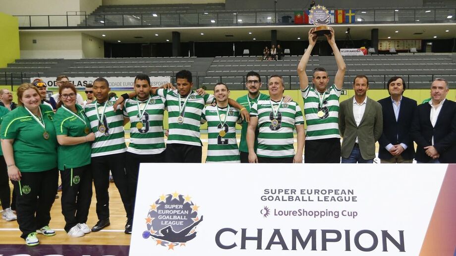 Equipas masculina e feminina do Sporting campeãs europeias de goalball