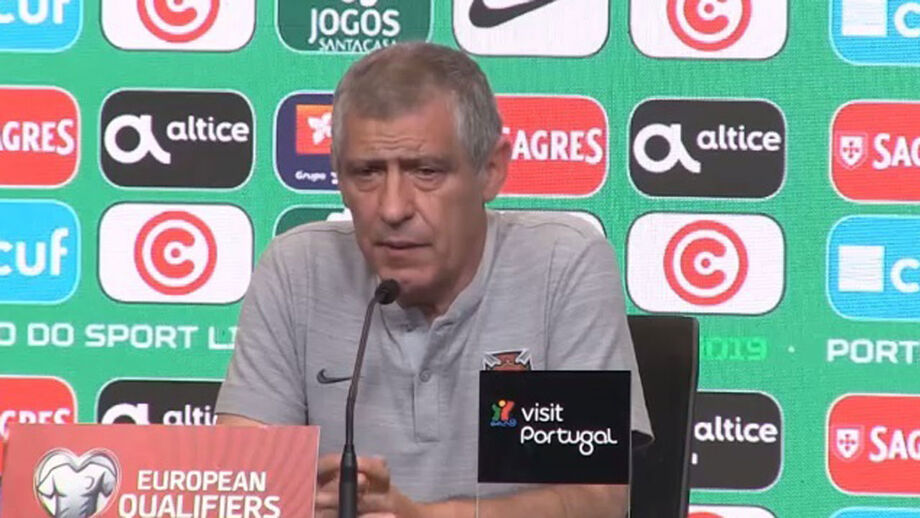 Fernando Santos diz que João Félix tem um potencial enorme