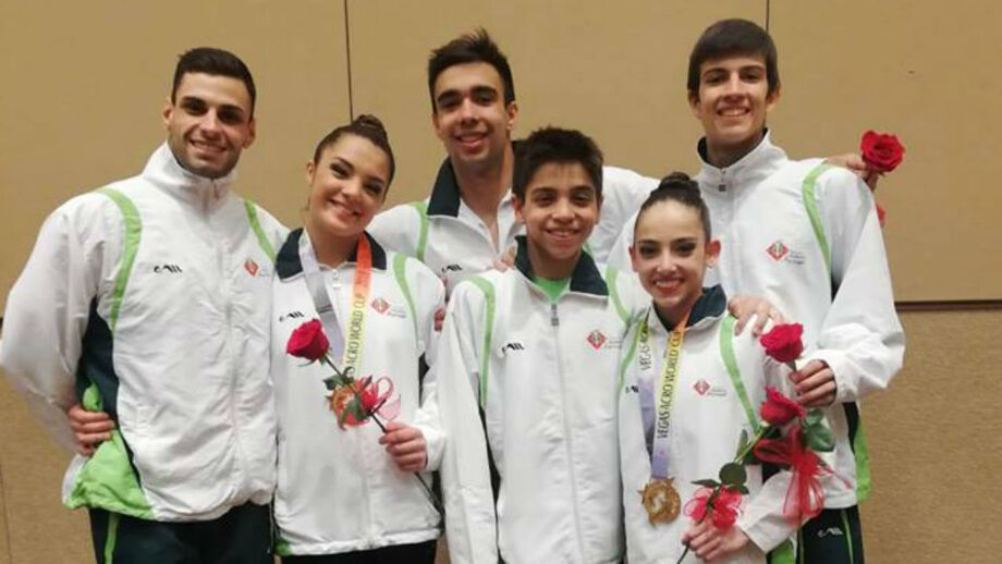 Portugal conquista duas medalhas na Taça do Mundo de ginástica acrobática