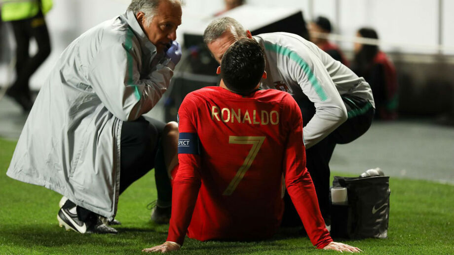 Cristiano Ronaldo e a lesão: «Quem anda à chuva molha-se, mas vou voltar bem»