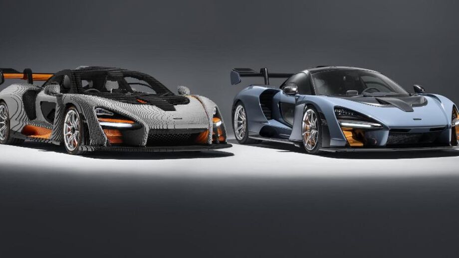 McLaren fez Senna à escala real com quase meio milhão de peças LEGO