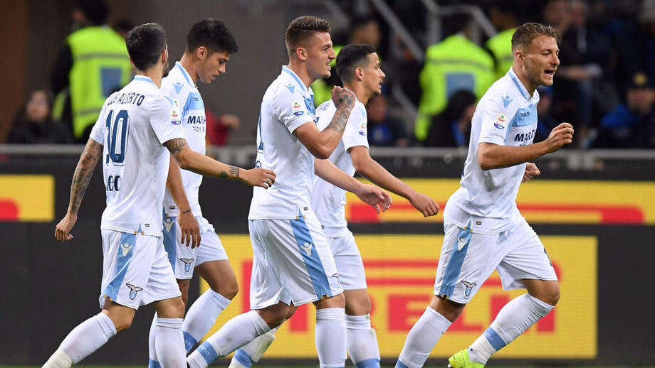 Lazio vence em casa do Inter e sobe ao quinto lugar