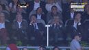 Vieira discutiu com Salvador o lance do segundo penálti para o Benfica