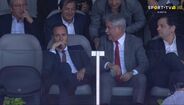 Vieira consolou Salvador no fim e deu uma 'palmadinha' no presidente bracarense