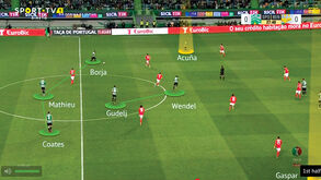 Sporting-Benfica visto à lupa: Bruno à bomba