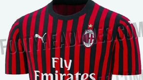 As camisolas da próxima temporada que já foram divulgadas na Internet