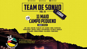 Ganha bilhetes duplos para o concerto do Team de Sonho3