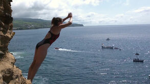 Red Bull Cliff Diving: Campeões deram show no arranque