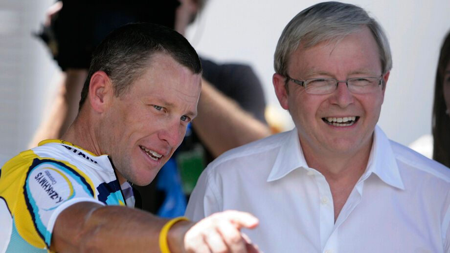 Armstrong recebeu um milhão de dólares para correr na Austrália