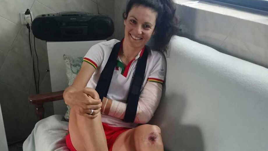 Daniela Reis fratura braço em choque com carro na Bélgica: «Abalroou-me e fui pela estrada fora»