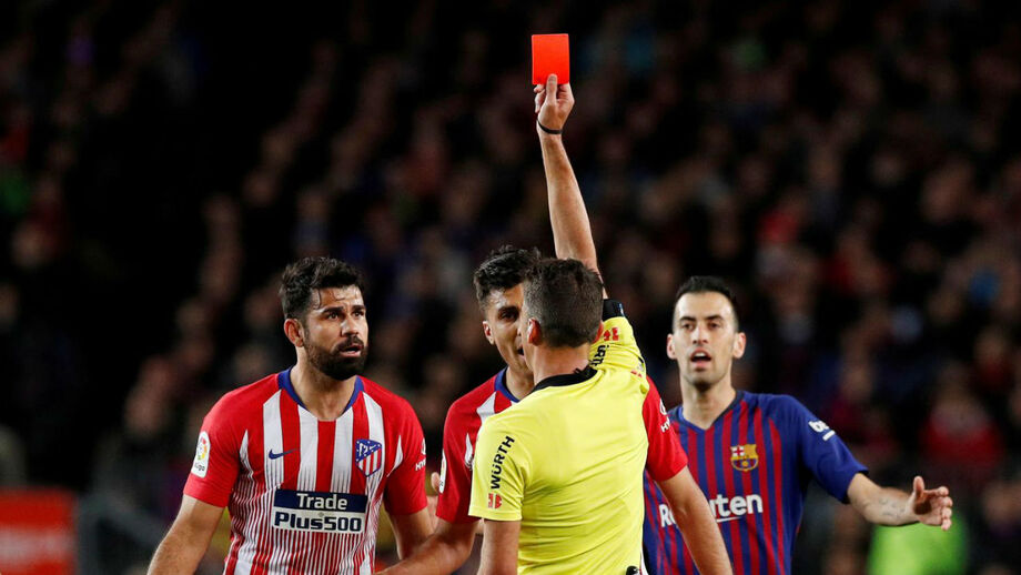 Atlético Madrid vai recorrer dos oito jogos de castigo a Diego Costa