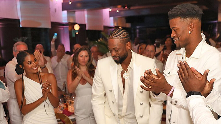 Dwyane Wade faz despedida entre amigos