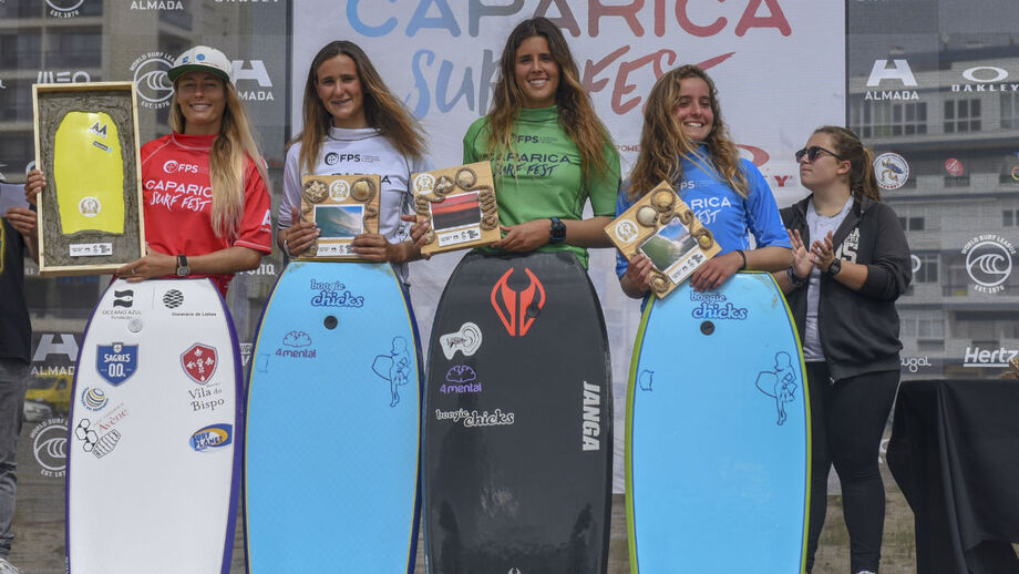 Bodyboard: Dino Carmo, Joana Schenker e David Rafachinho vencem na Costa de Caparica