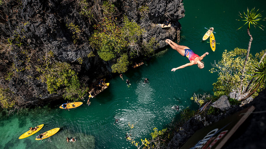 Red Bull Cliff Diving: Campeões dominam na etapa inaugural
