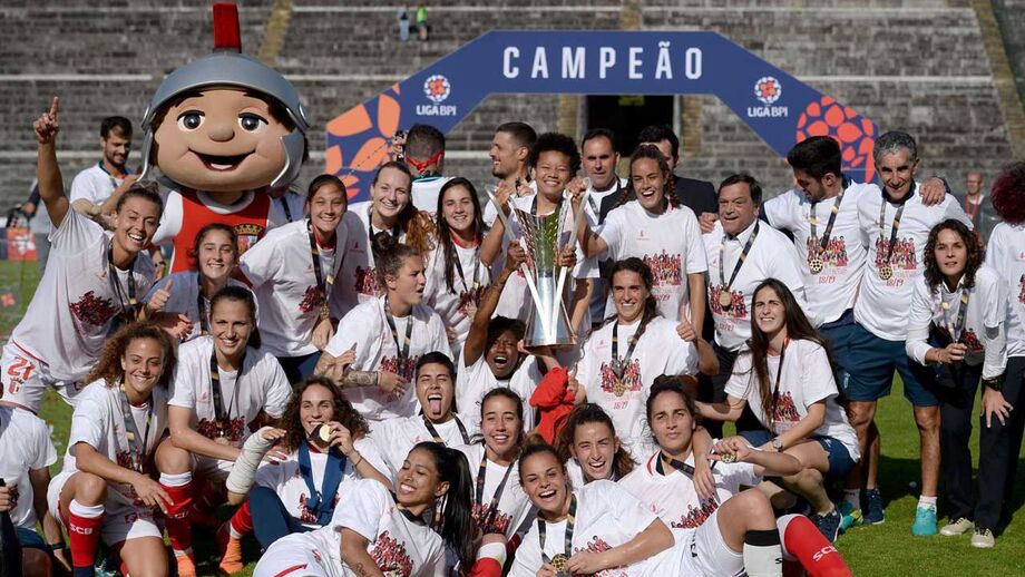 Futebol feminino: Sp. Braga empata com o Sporting e conquista o campeonato