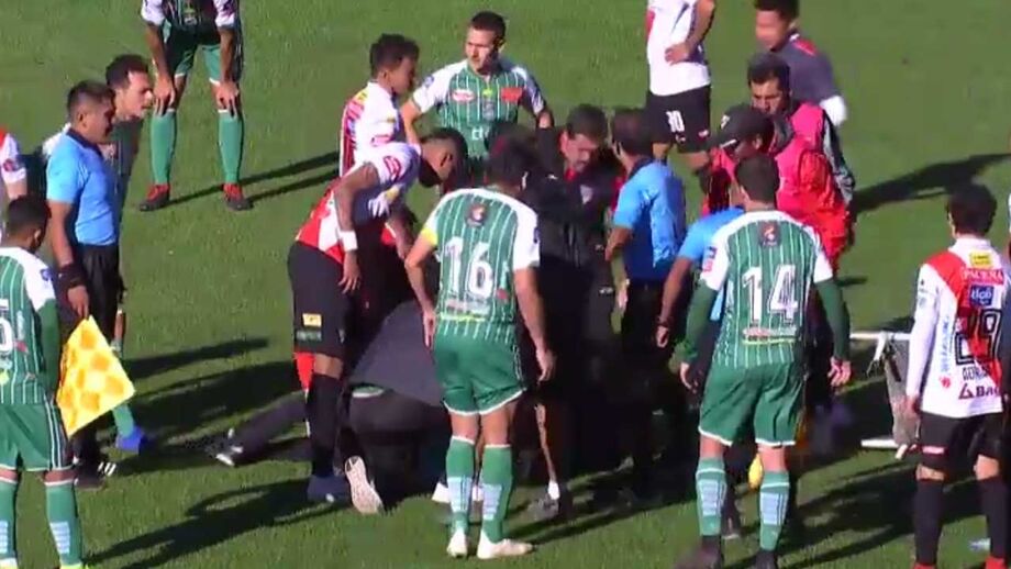 Chocante: Árbitro morre após desmaiar durante um jogo na Bolívia