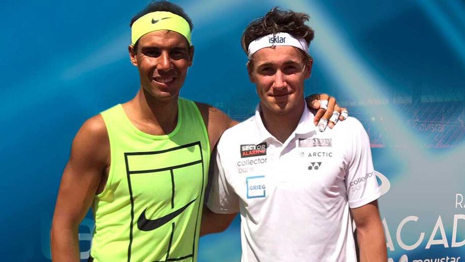 Casper Ruud: «Pósteres de Federer? Sou mais fã de Nadal»