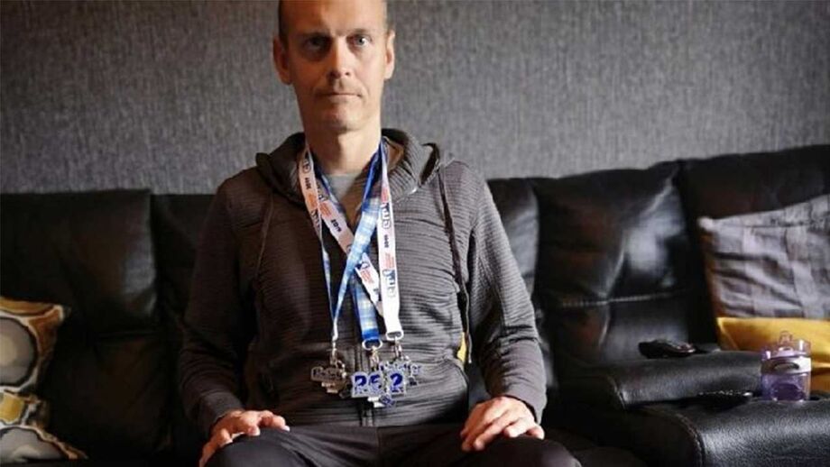 Escocês concluiu Maratona de Edimburgo com a perna partida
