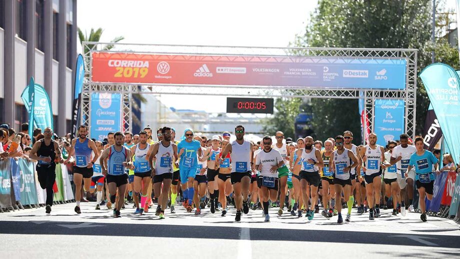 Corrida Volkswagen: Correr no meio das máquinas