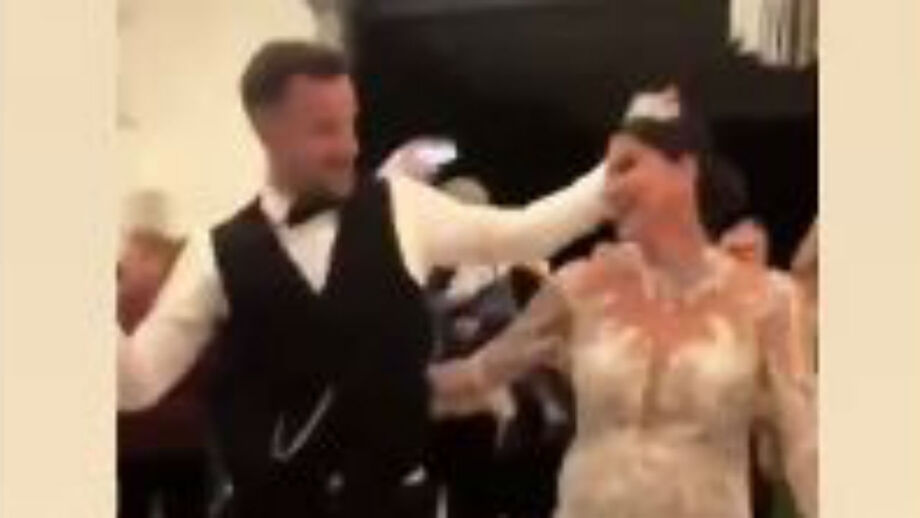 A dança dos noivos: Seferovic e Amina celebram amor