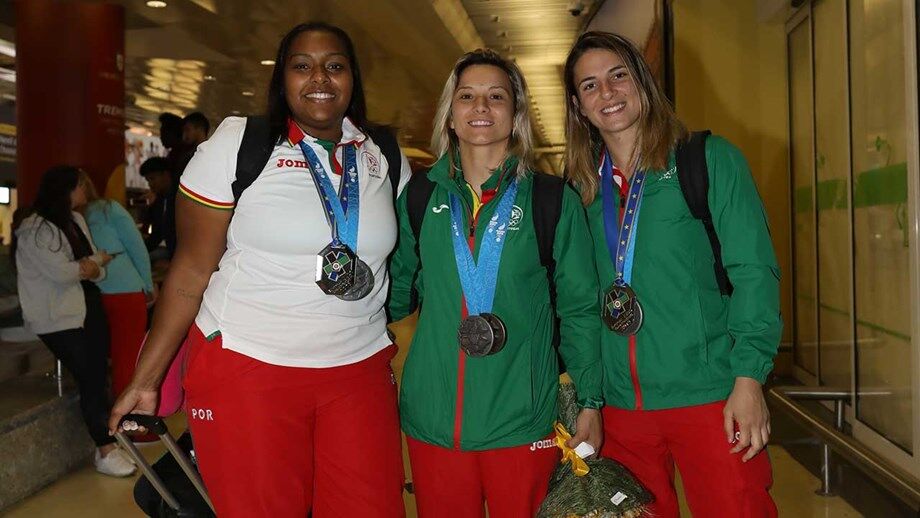 Festa na receção aos medalhados