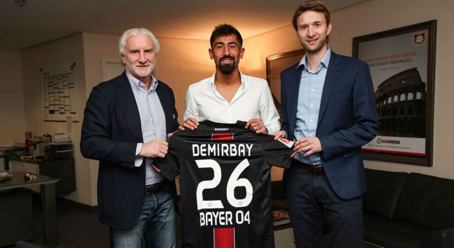 10.º Bayer Leverkusen: 32 milhões de euros, gastos na totalidade em Kerem Demirbay