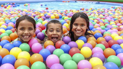 Diversão garantida debaixo de água