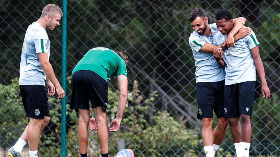 Regressos e jogo-treino com os sub-23: assim foi mais um dia de trabalho do Sporting