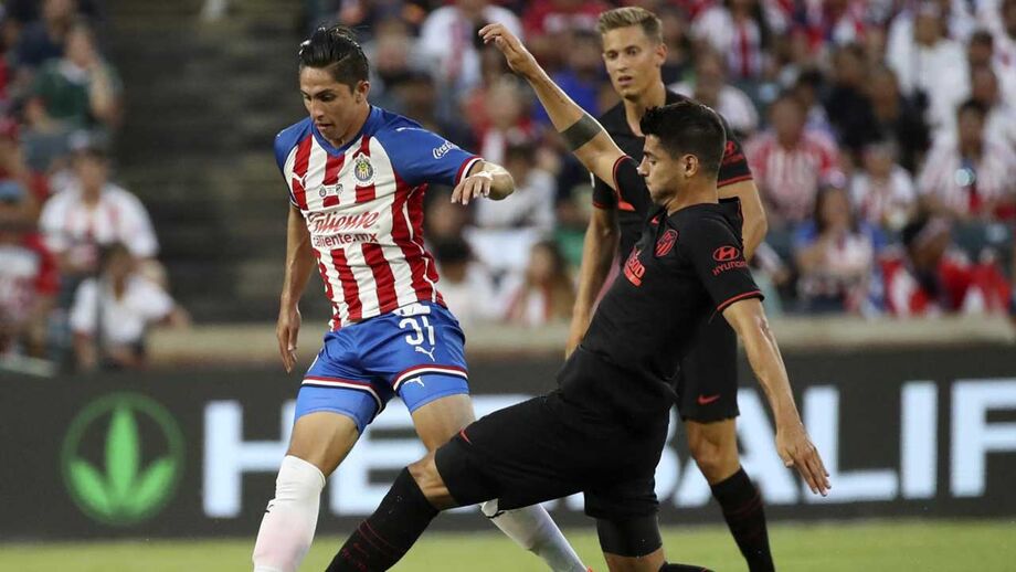 Atlético Madrid vence Chivas nos penáltis com João Félix de fora