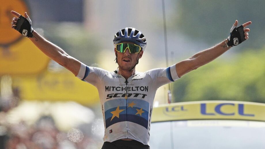 Tour: Trentin vence isolado e Alaphilippe mantém amarela antes dos Alpes